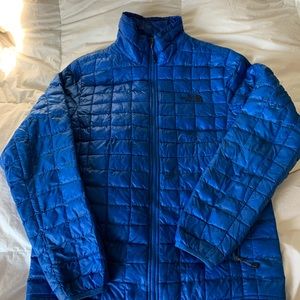 Blue The North face Down Jacket